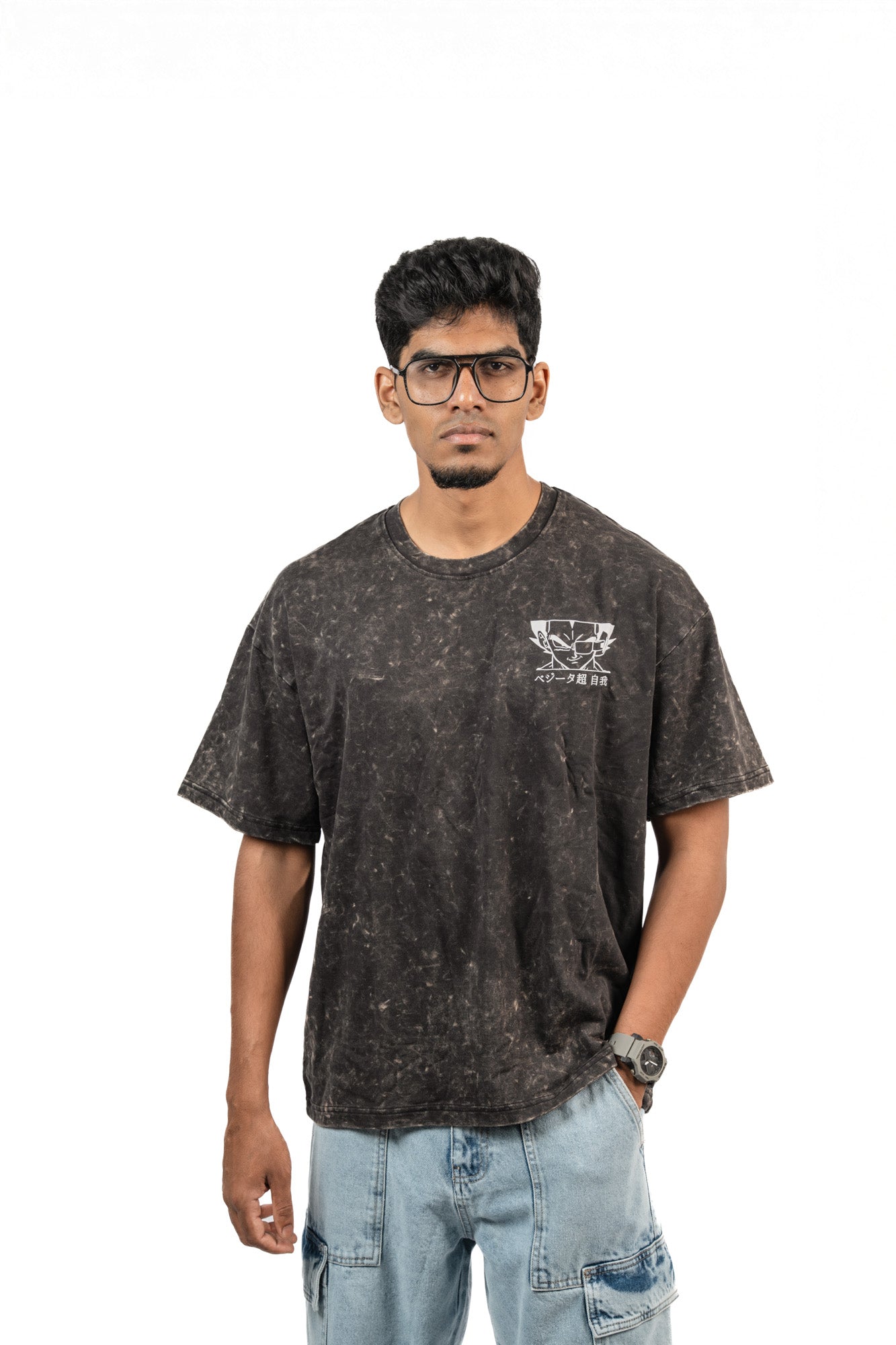 EGO Prince – Obsidian Premium Oversized Tee