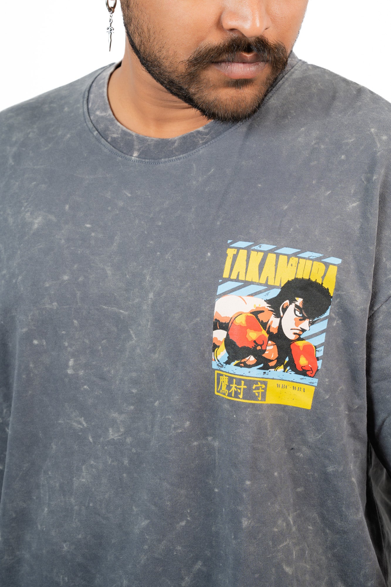 DOMINATE  – Ash Premium Oversized Tee