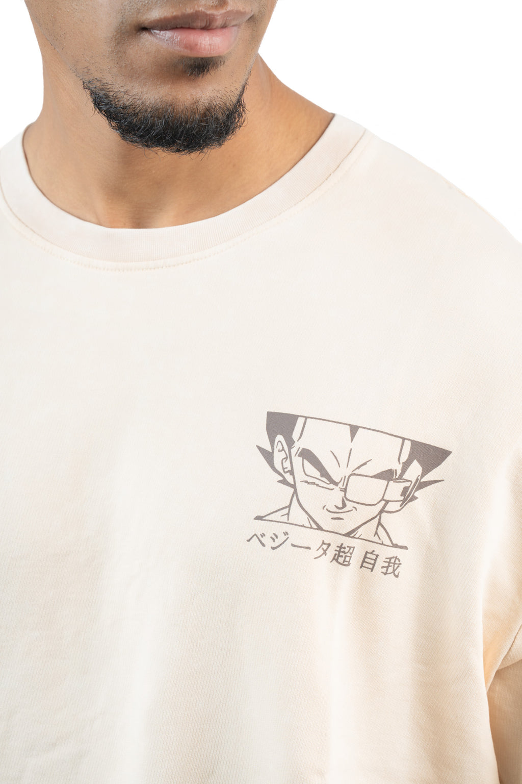 EGO Prince –  Bone Premium Oversized Tee