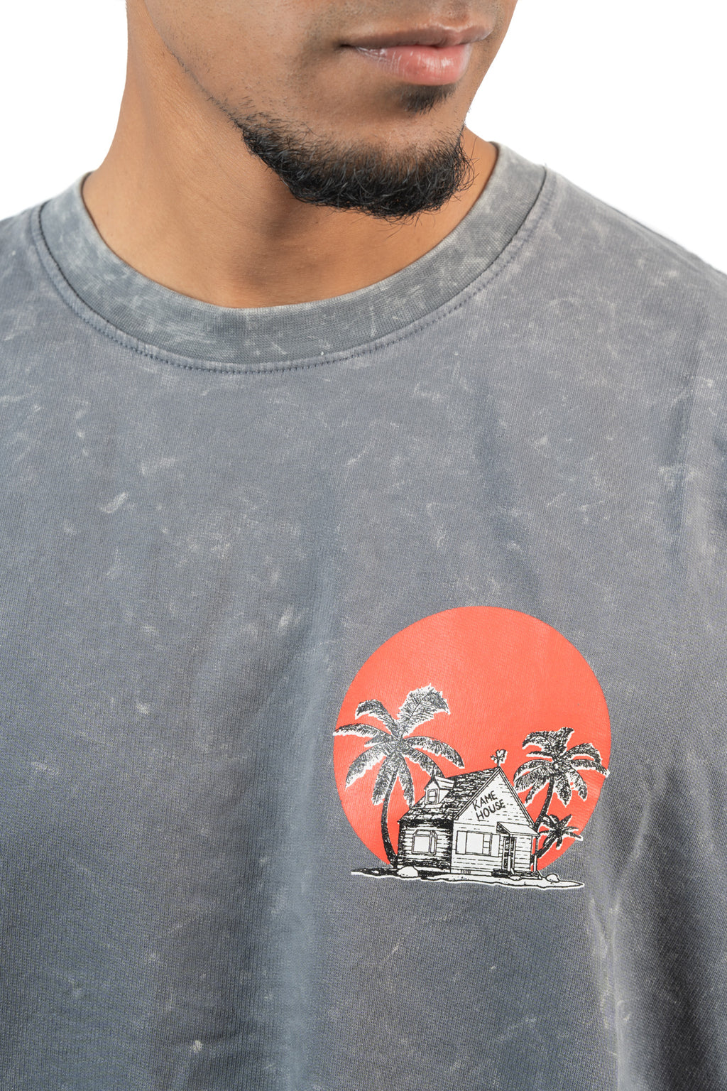 KAME HOUSE – Ash Premium Oversized Tee