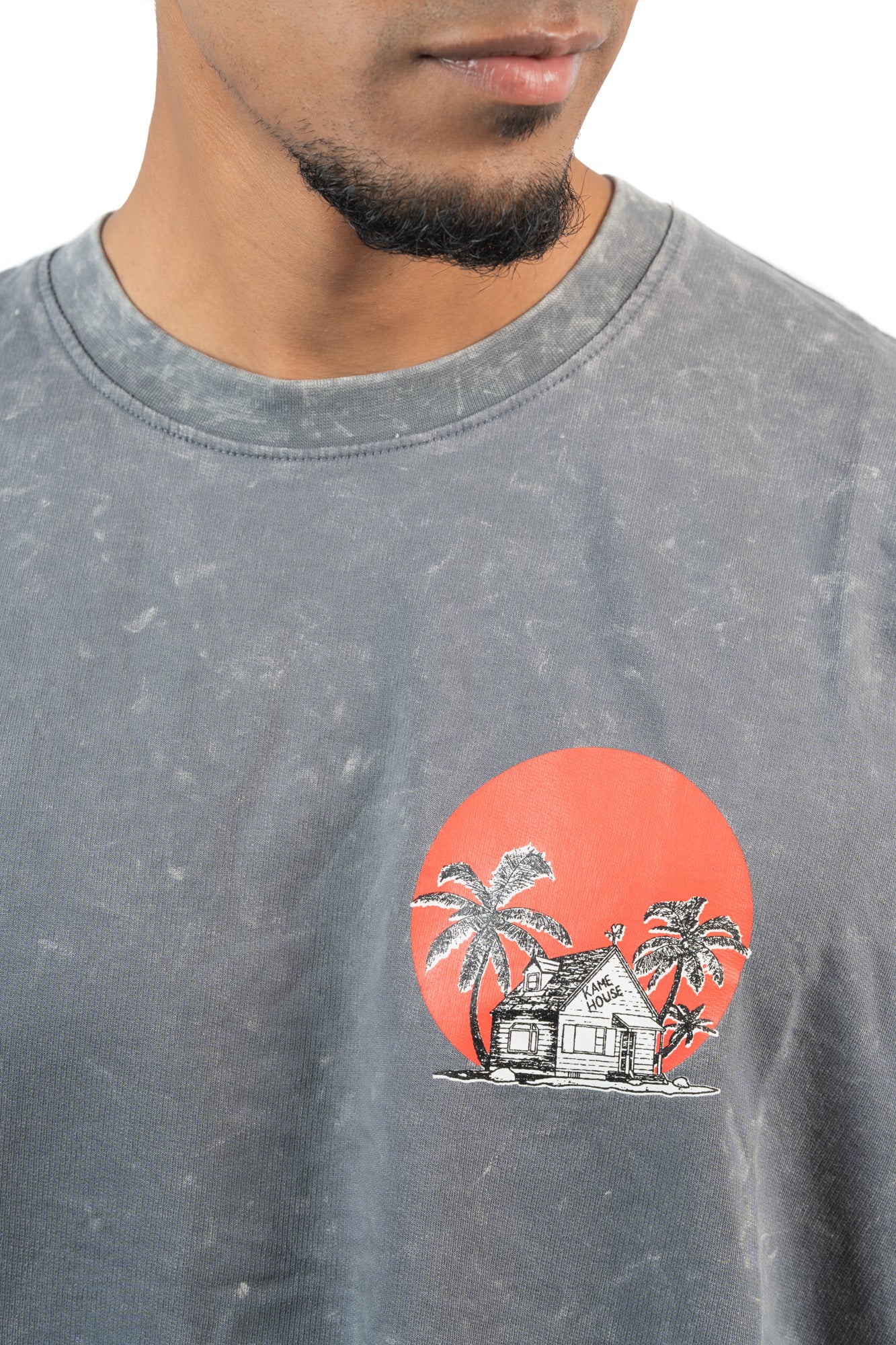 KAME HOUSE – Ash Premium Oversized Tee