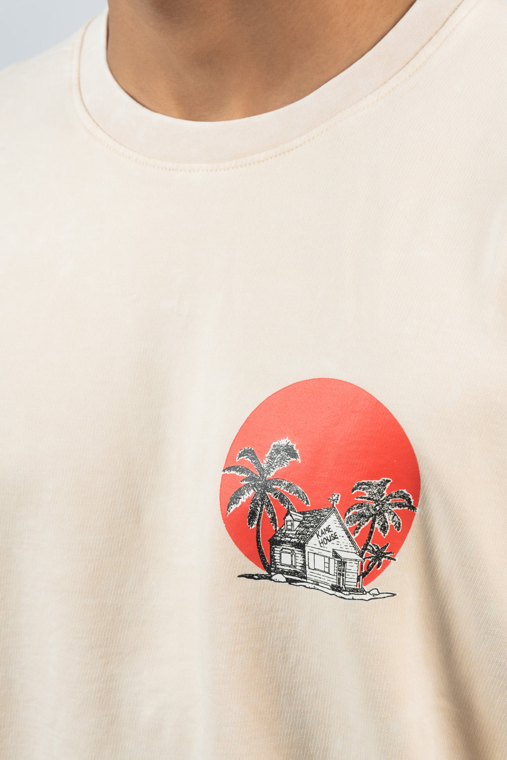 KAME HOUSE – Bone Premium Oversized Tee