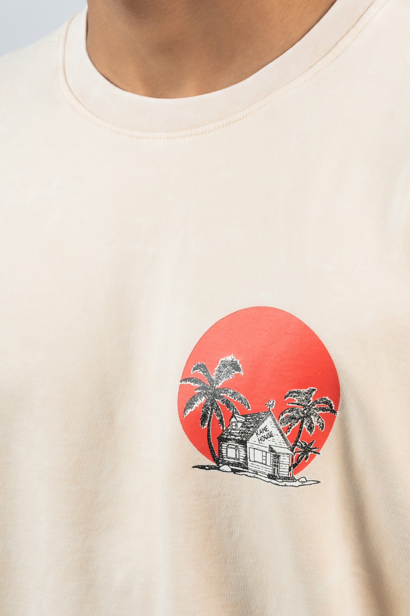 KAME HOUSE – Bone Premium Oversized Tee