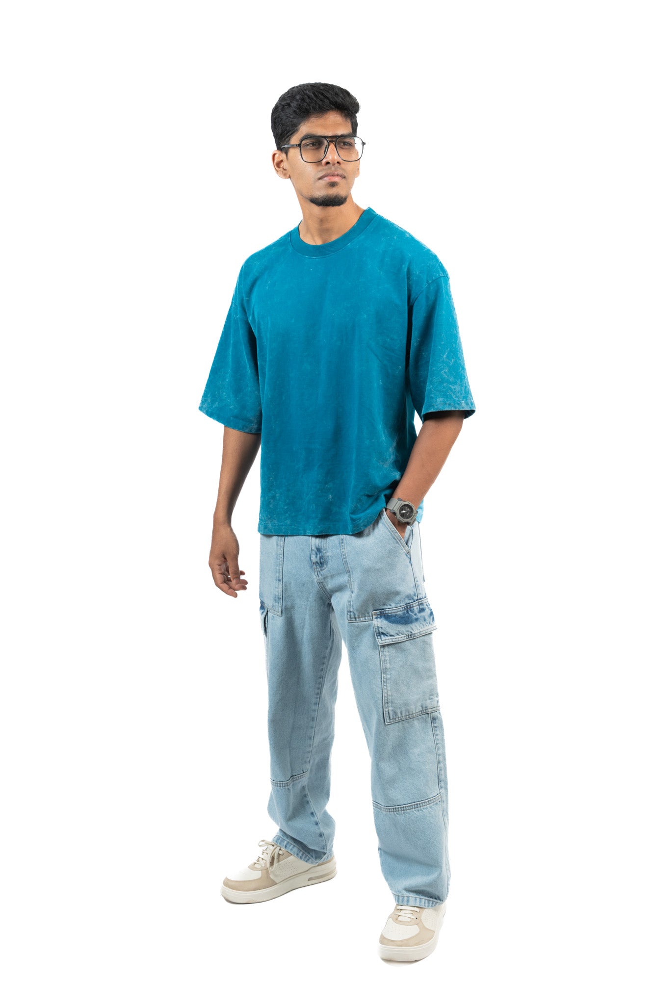 TIDE Blue - Premium Oversized Tee