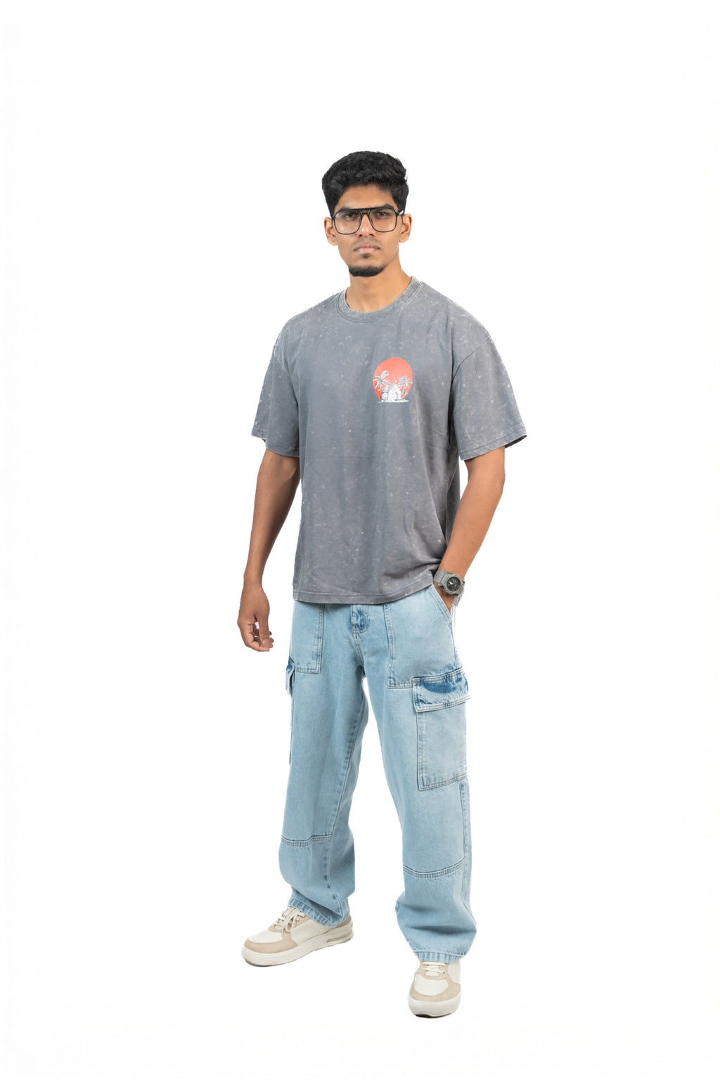 KAME HOUSE – Ash Premium Oversized Tee